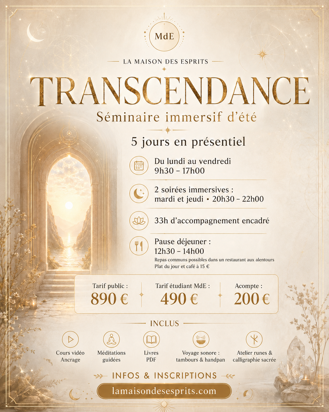Stage présentiel dans le sud de la France