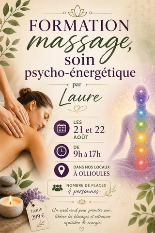 Formation massages énergétiques