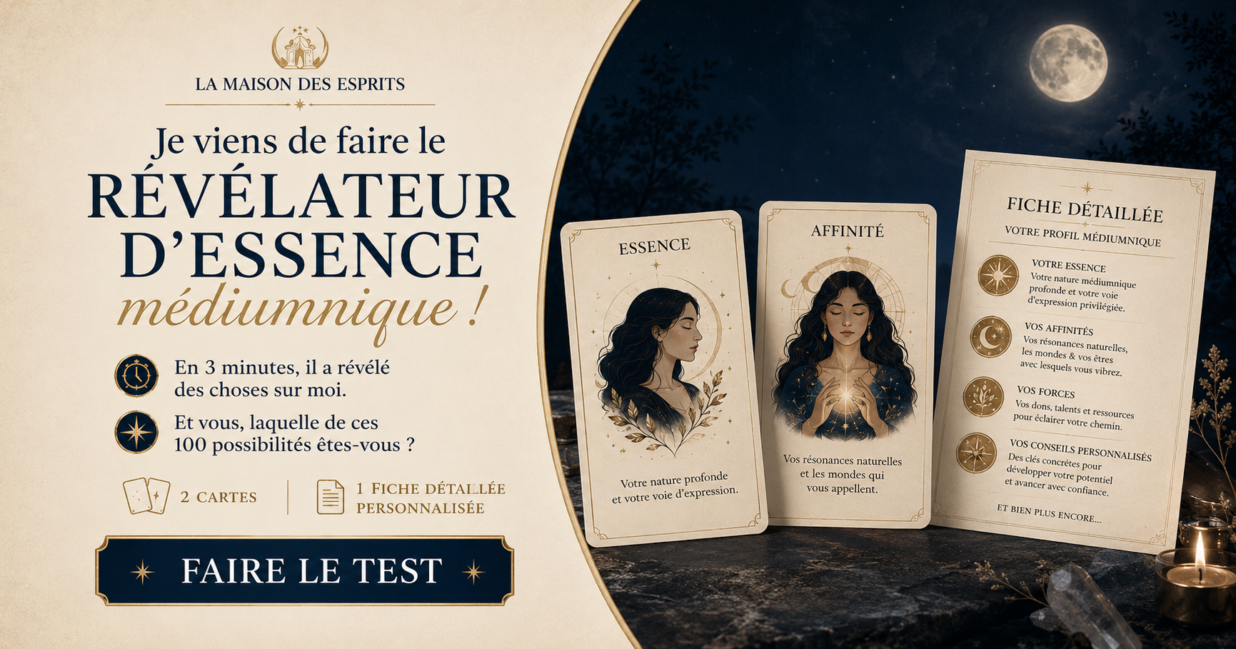 Je viens de faire le Révélateur d’Essence médiumnique