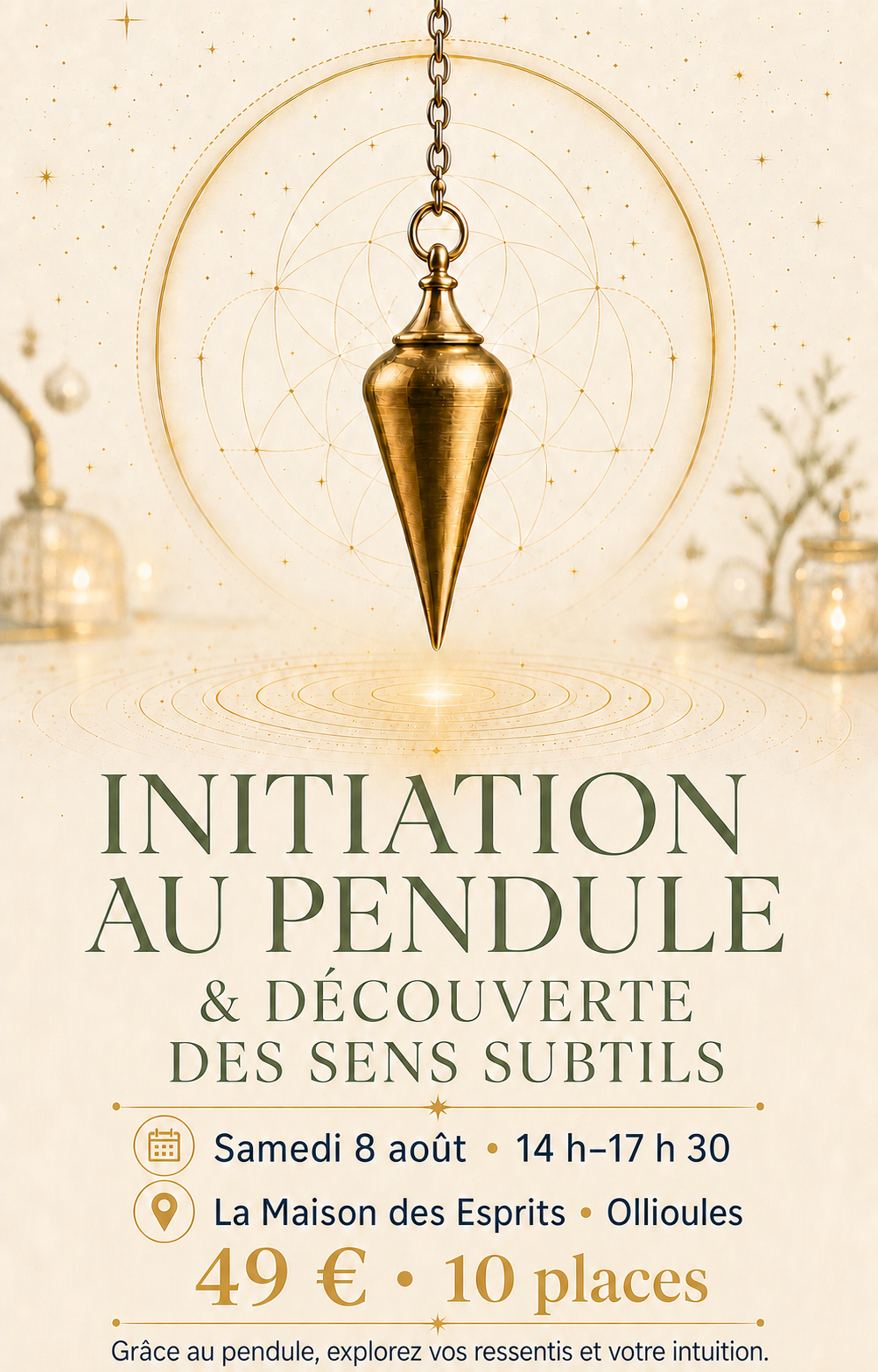 Initiation au pendule & découverte de ses sens médiumniques